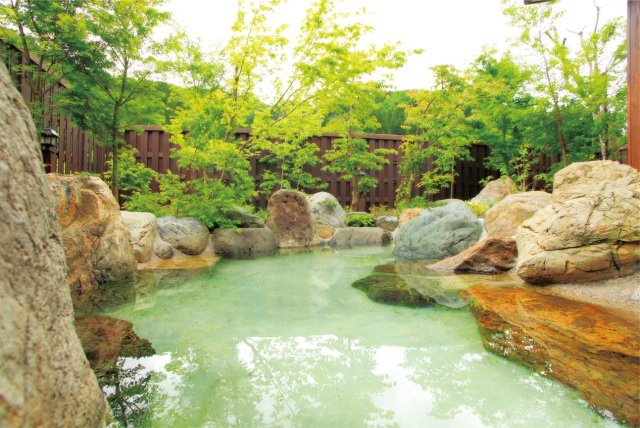 神明温泉 湯元すぎ嶋_3_大浴場露天