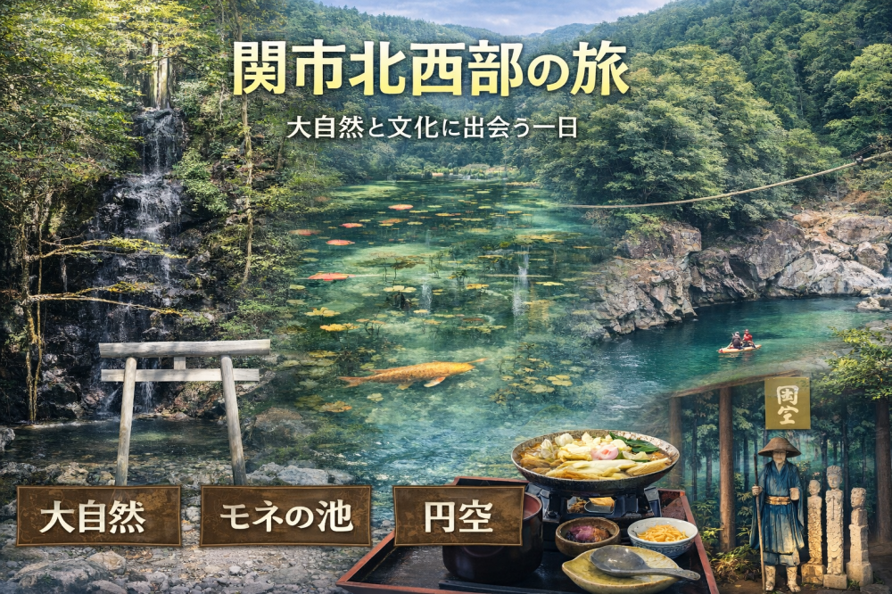今年絶対行ってほしい！大自然と歴史の圧倒的スケール、関市北西部の旅