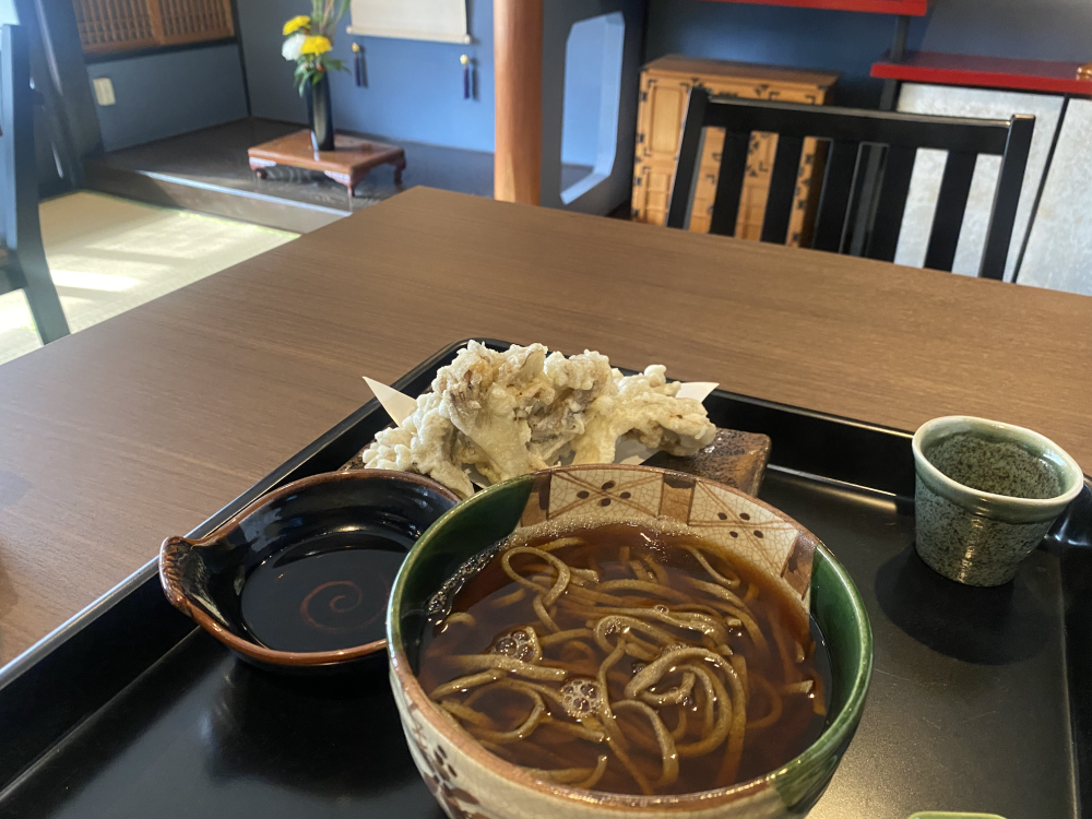舞茸天ぷら蕎麦
