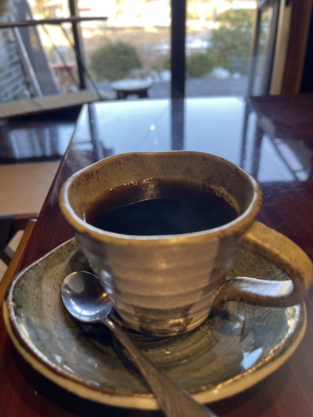 丁寧に手入れされたコーヒー