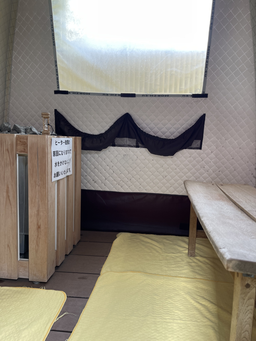 テントサウナもあります