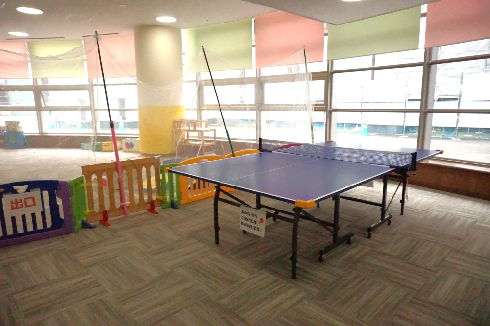 親子や友達と楽しめる卓球は15分毎の予約制
