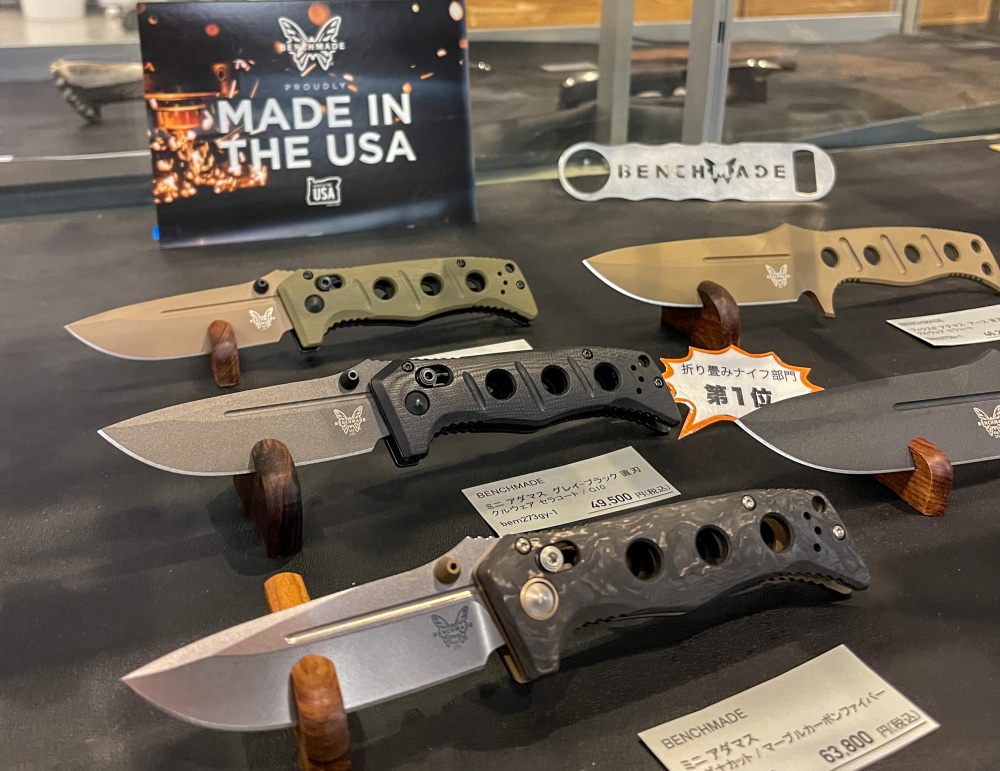 アメリカのトップオブトップナイフ、ベンチメイドの日本唯一の正規店！