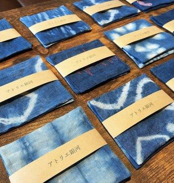 藍染コースター